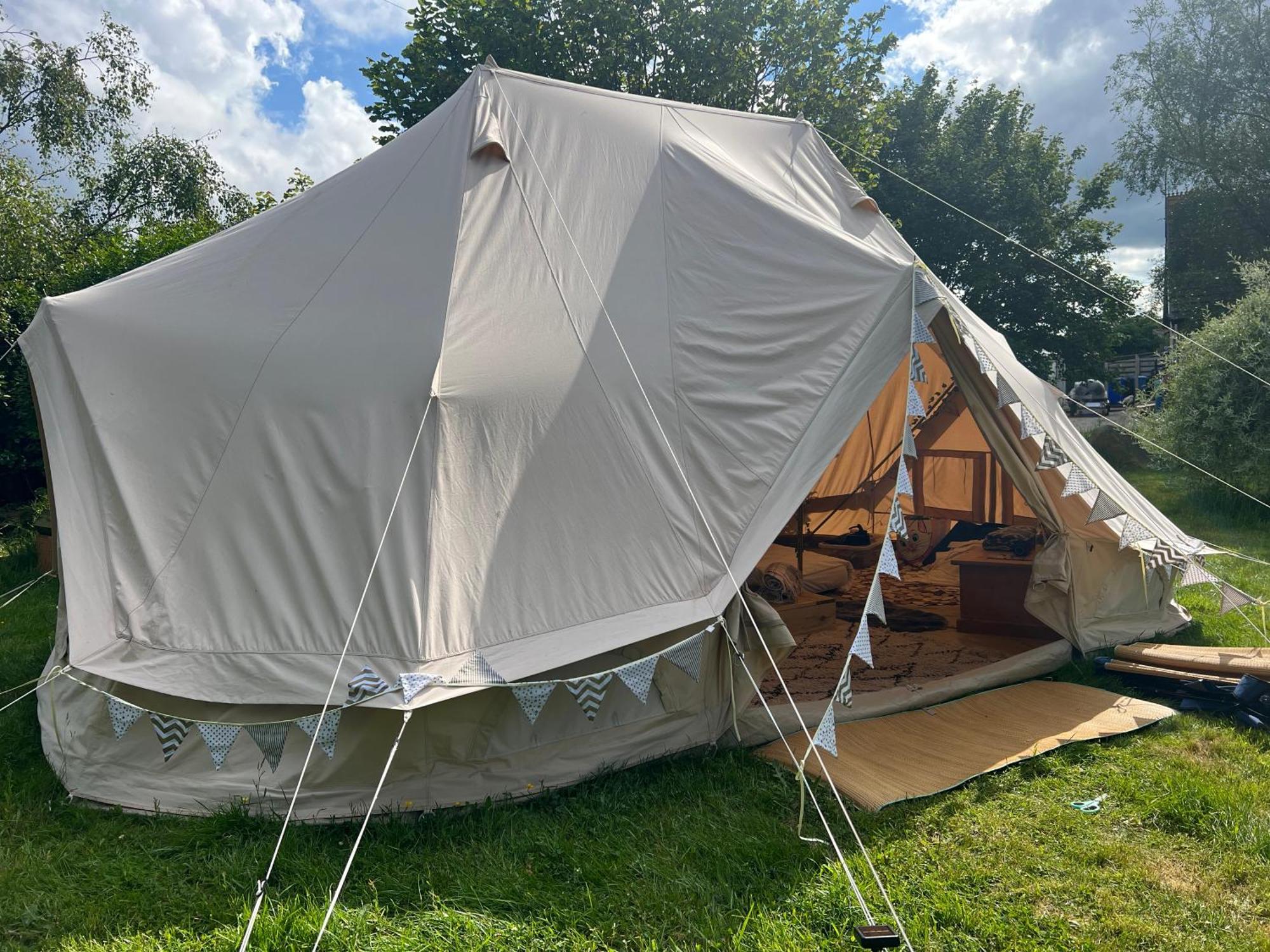 Bluebell Tent At Ballyward Croft Ardkeen Eksteriør billede