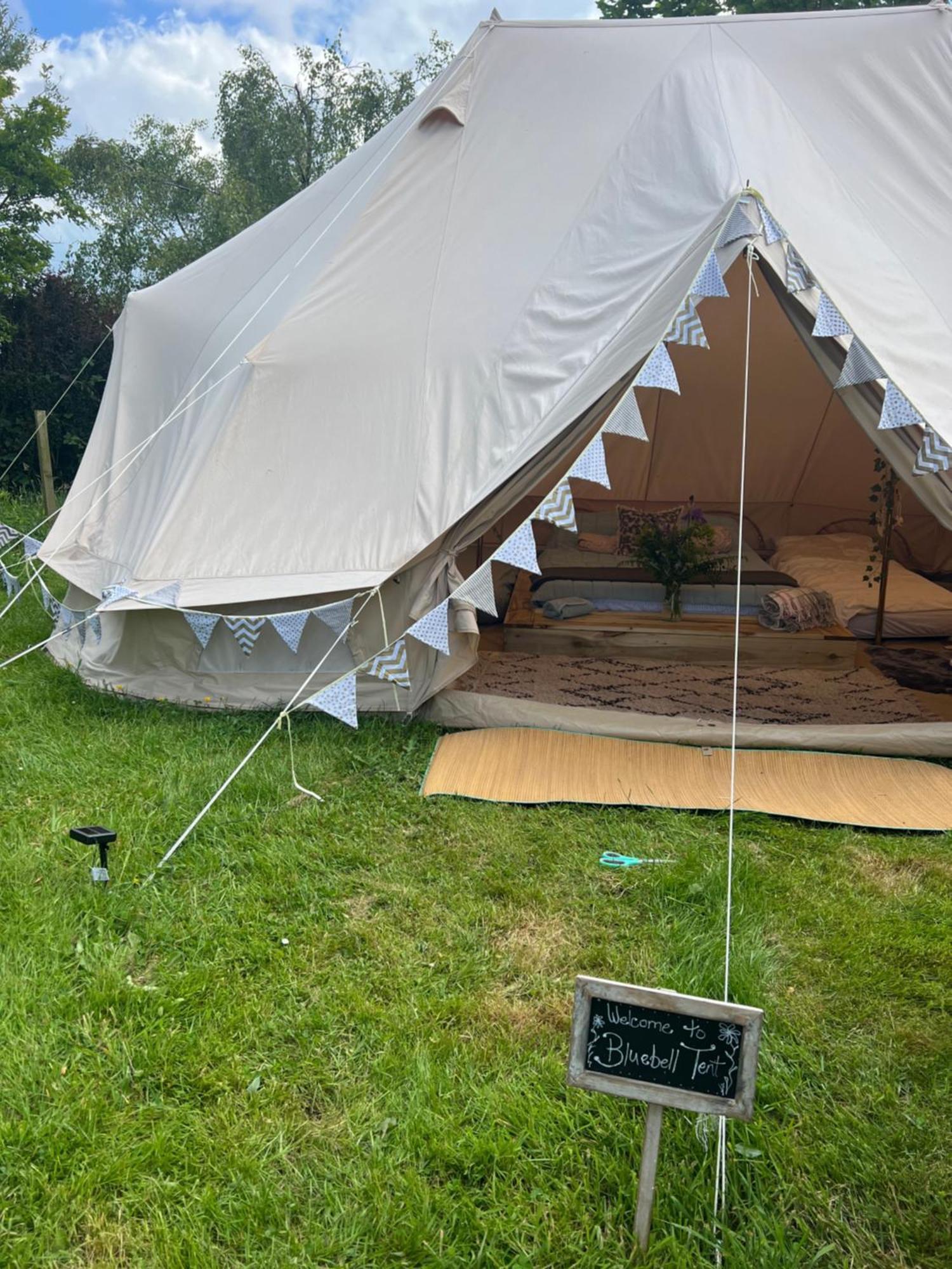 Bluebell Tent At Ballyward Croft Ardkeen Eksteriør billede